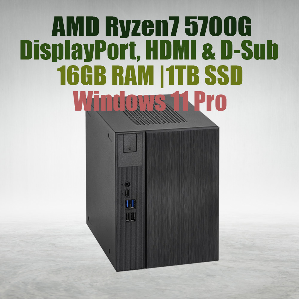 Asrock DeskMeet X300 R7 5700G Processor 16GB Ram 1TB SSD win11 - image 2