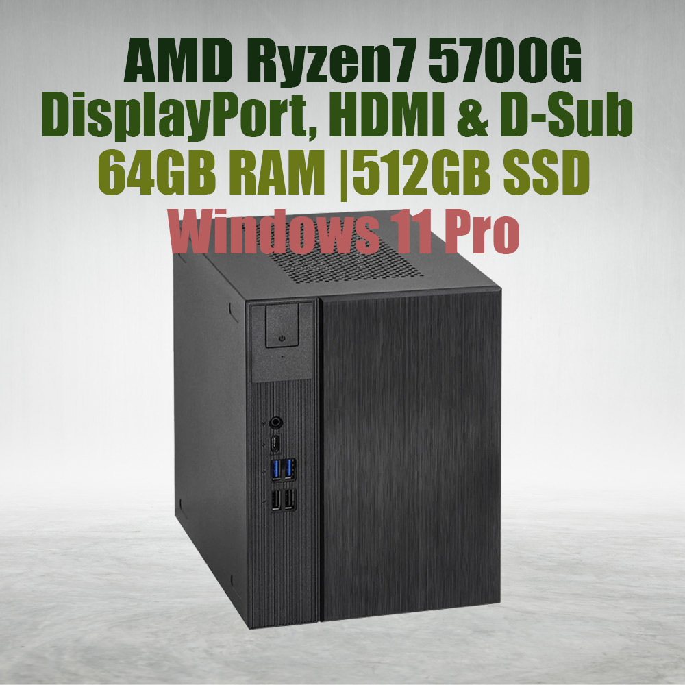 Asrock DeskMeet X300 R7 5700G Processor 64GB Ram 512GB SSD win11 - image 2