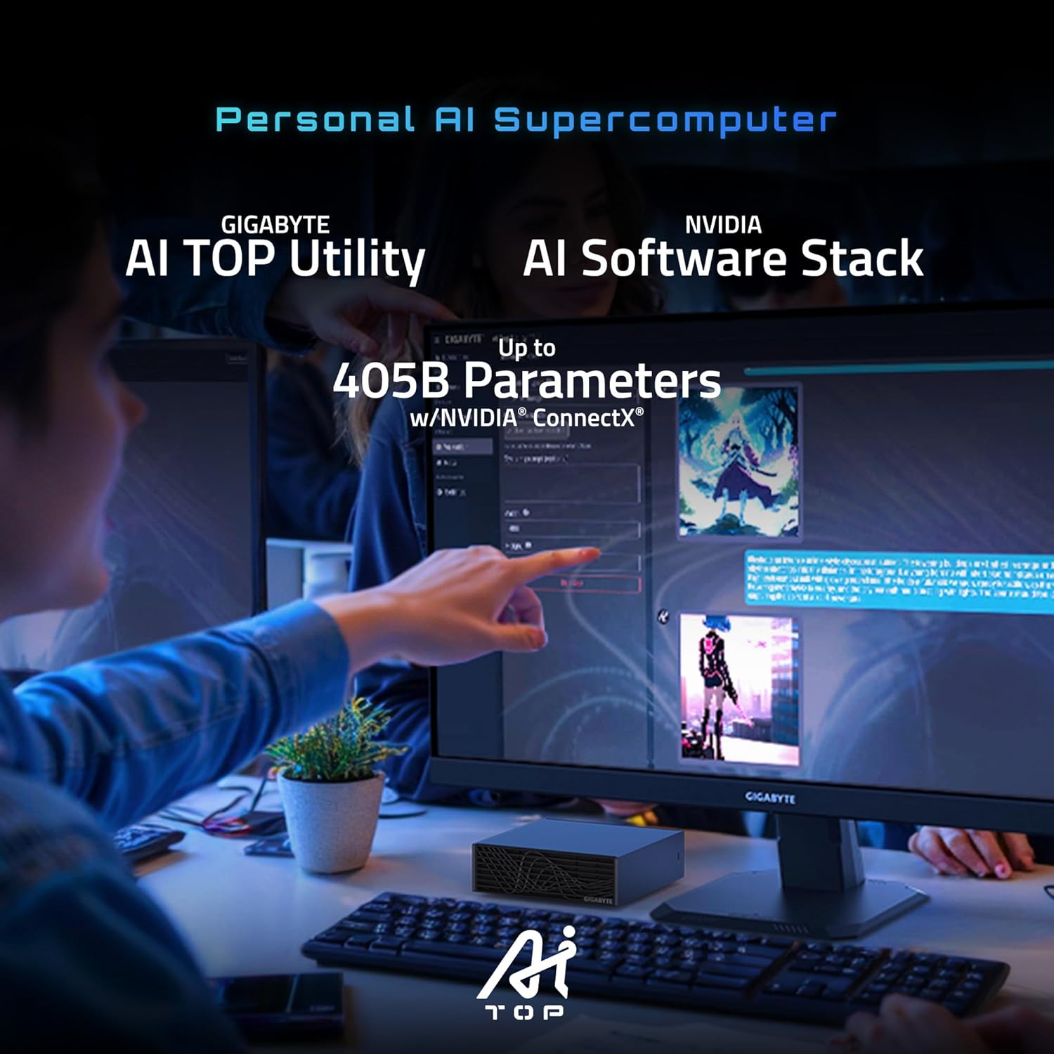 GIGABYTE AI TOP ATOM GB10 4TB AI supercomputer - image 4