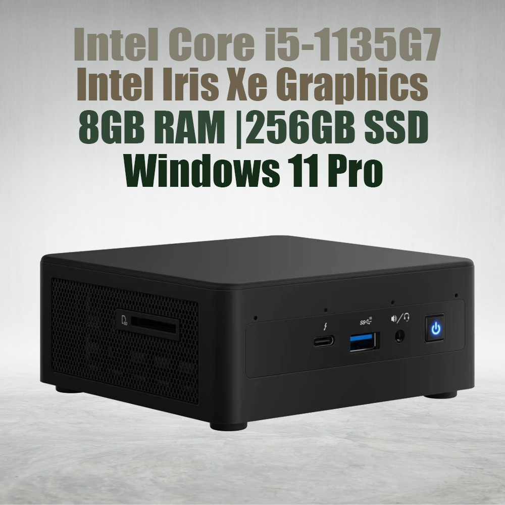 Intel NUC11 Pro Kit NUC11TNHi5 Core i5-1135G7 8GB 256GB Win11 Mini Pc - image 2