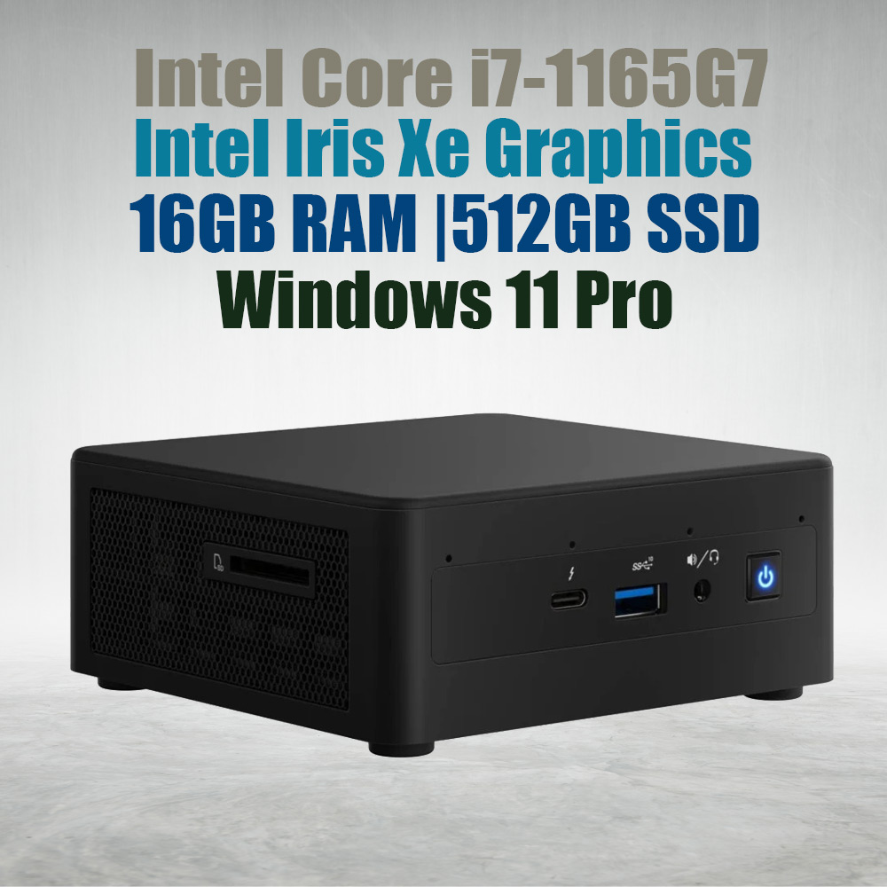 Intel NUC11 Pro Kit NUC11TNHi7 Core i7-1165G7 16GB 512GB Win11 Mini Pc - image 2