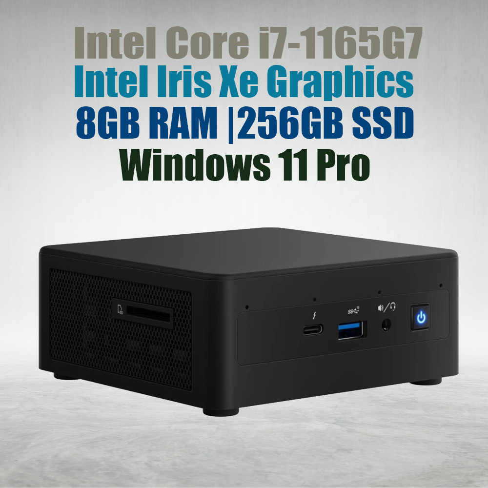 Intel NUC11 Pro Kit NUC11TNHi7 Core i7-1165G7 8GB 256GB Win11 Mini Pc - image 2