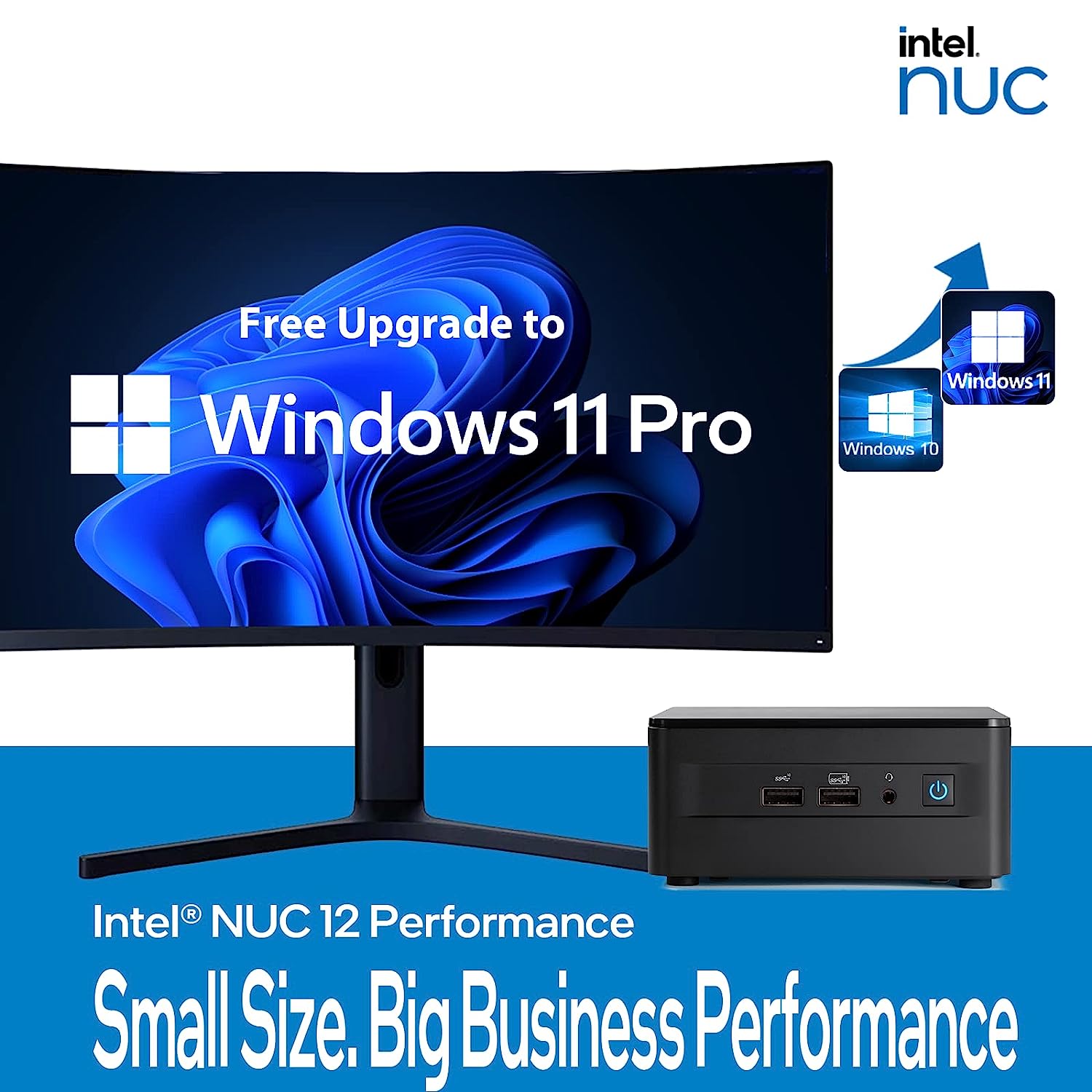 ASUS MiniPC NUC12WSHi7 i7-1260P 16GB 256GB OS Off KBM 24in - image 2