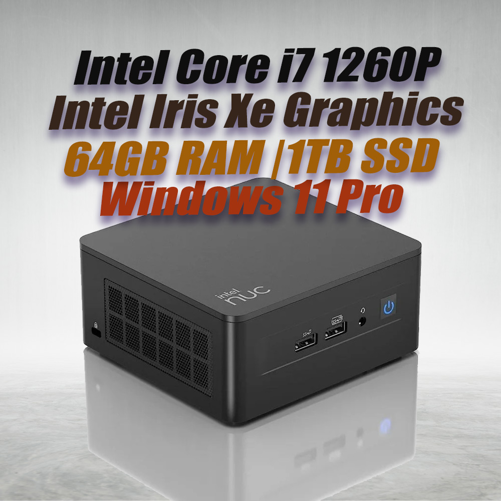 ASUS Mini PC NUC12WSHi7 Core i7-1260P 64GB 1TB Win11 - image 2
