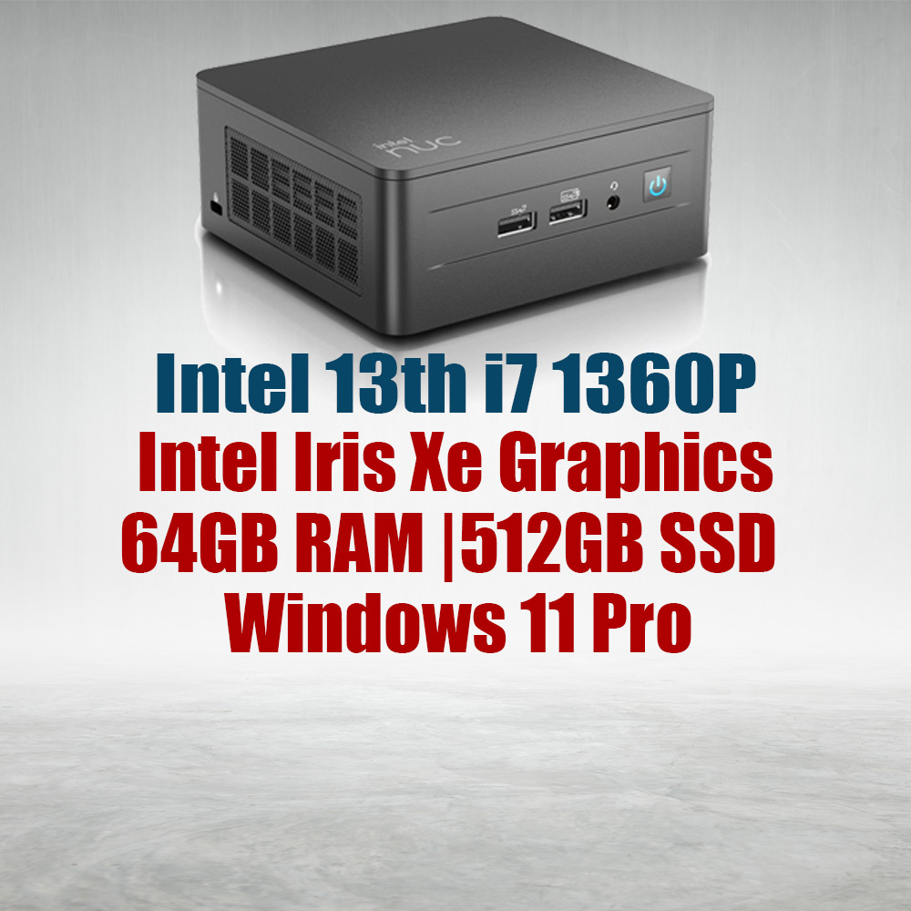 Intel Mini PC NUC13ANHi7 Core i7-1360P 64GB 512GB Win11 - image 2