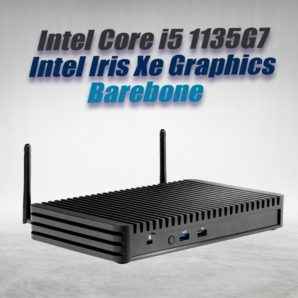 Intel NUC11 Rugged Element BKCMCR1ABA i5-1135G7 MiniPc with 8GB LPDDR4x - image 2