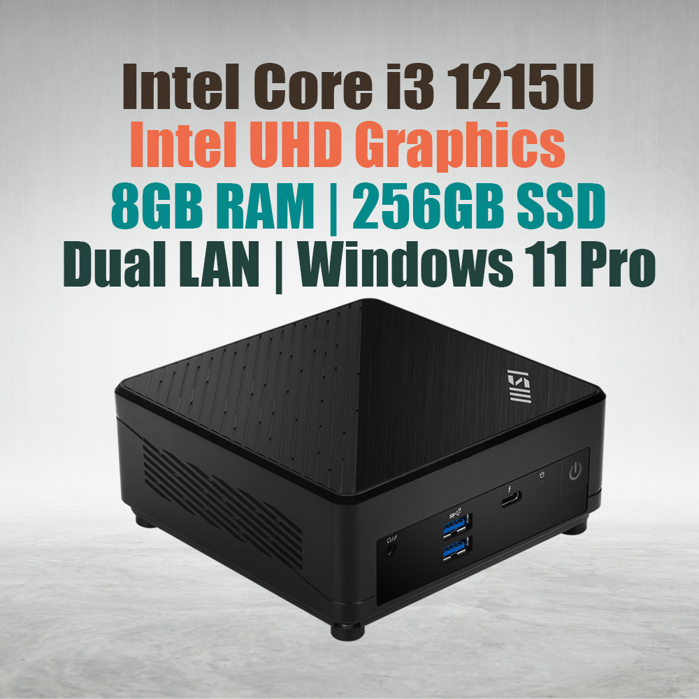 MSI Cubi 5 12M i3-1215U Barebone|8GB DDR4|256GB SSD| Win11 - image 2