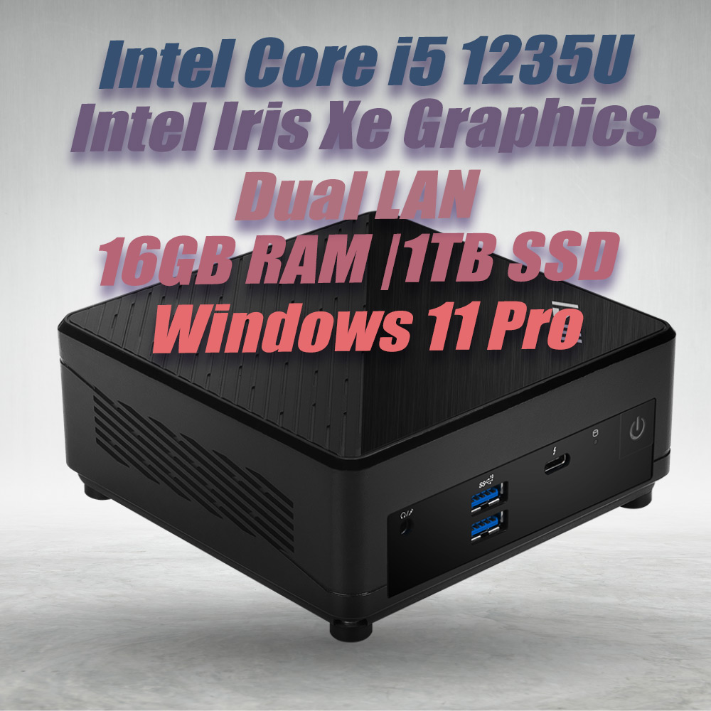 MSI Cubi 5 12M i5-1235U|16GB DDR4|1TB SSD| Win11 - image 2