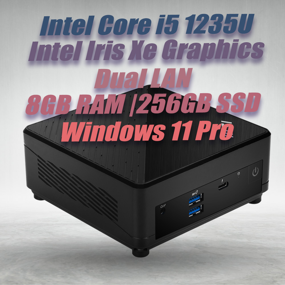 MSI Cubi 5 12M i5-1235U|8GB DDR4|256GB SSD| Win11 - image 2