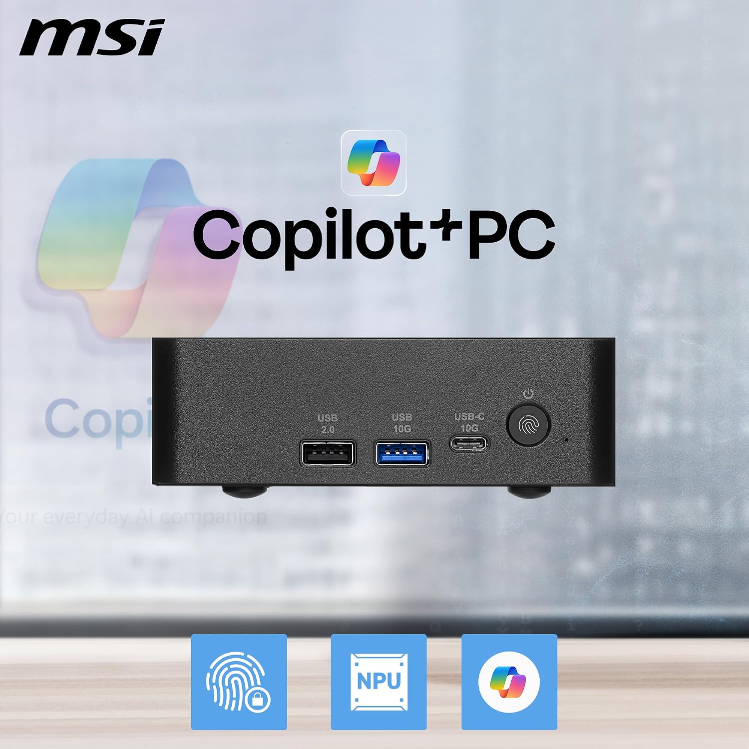 MSI Cubi NUC AI+ 3MG-030BIN i7-355 Barebone Mini PC - image 2