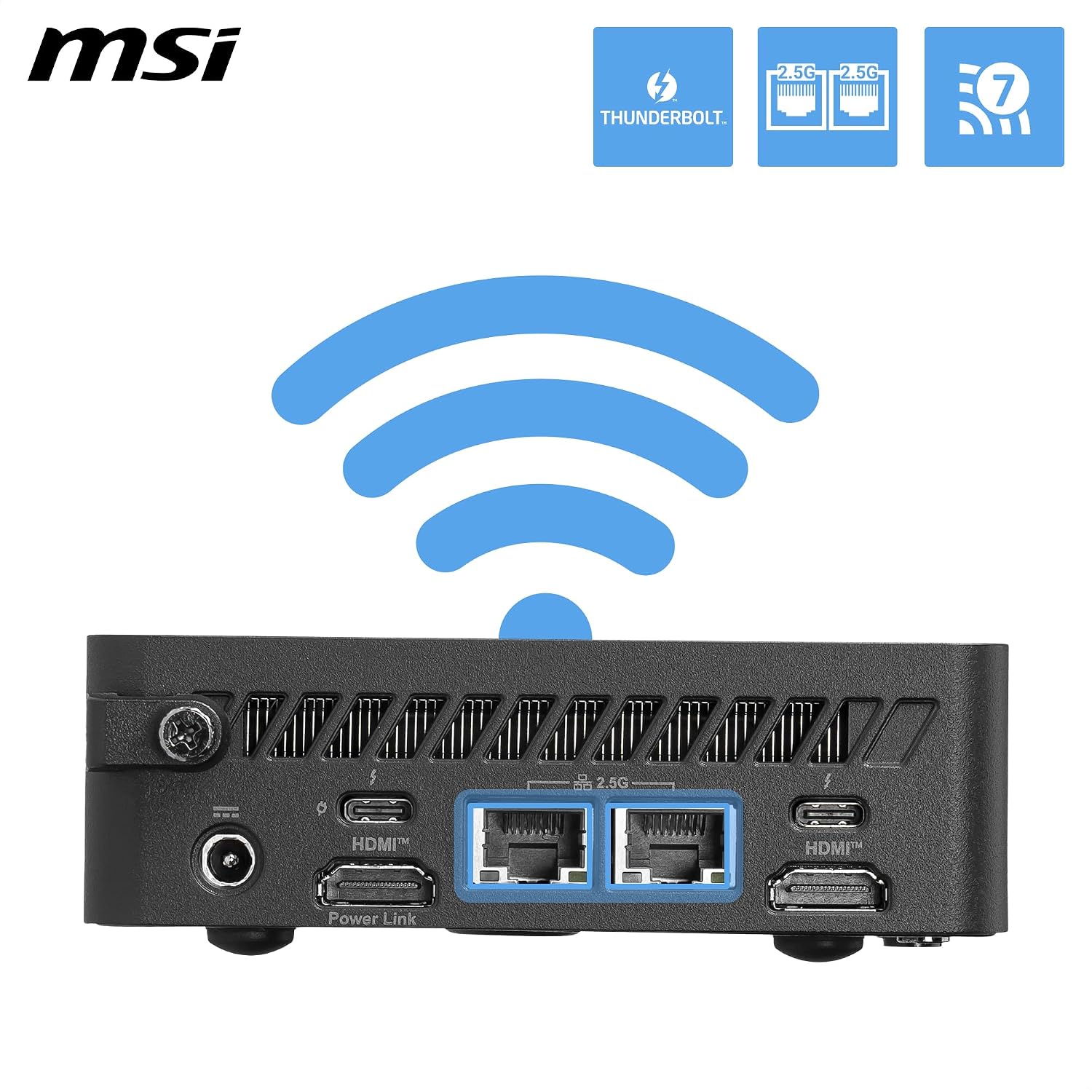 MSI Cubi NUC AI+ 3MG-030BIN i7-355 Barebone Mini PC - image 6
