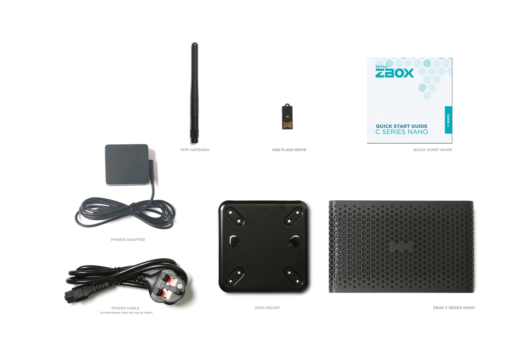 Zotac Mini PC ZBOX CI629 nano Barebone Core i3-1315U - image 8