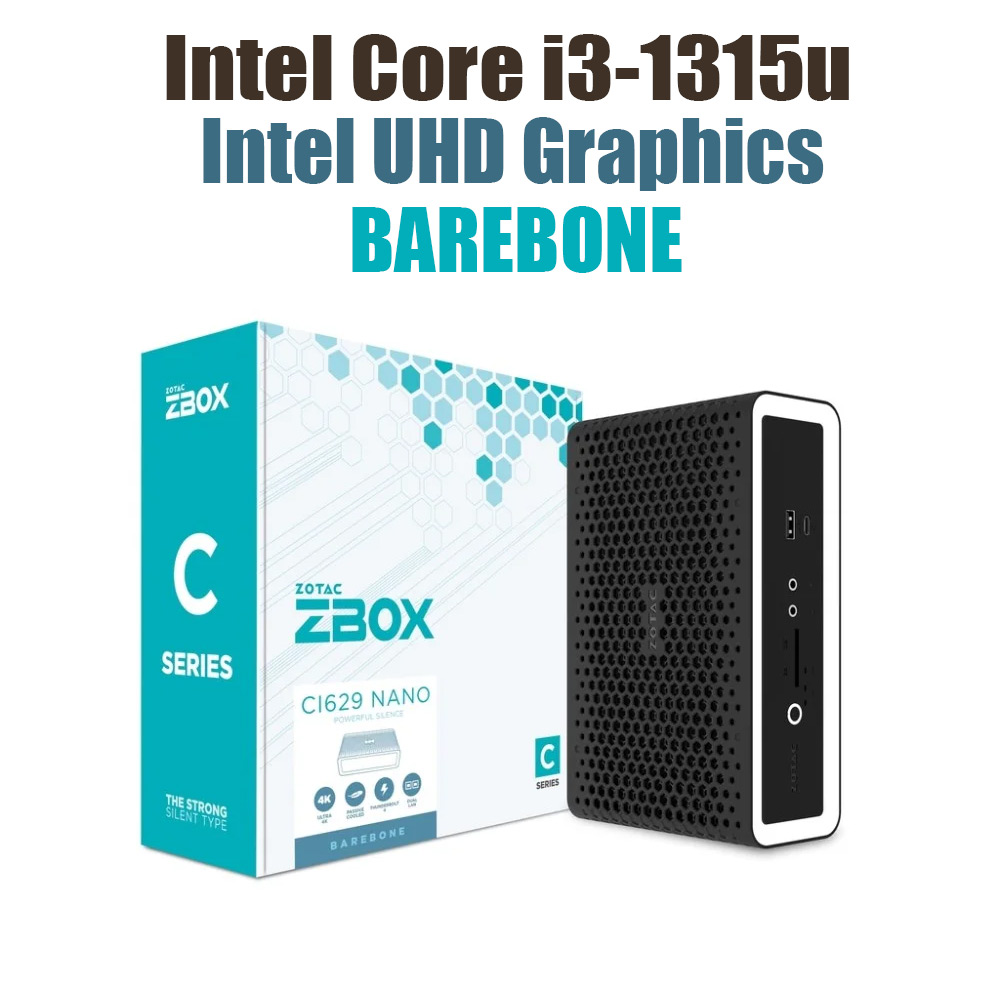 Zotac Mini PC ZBOX CI629 nano Barebone Core i3-1315U - image 2