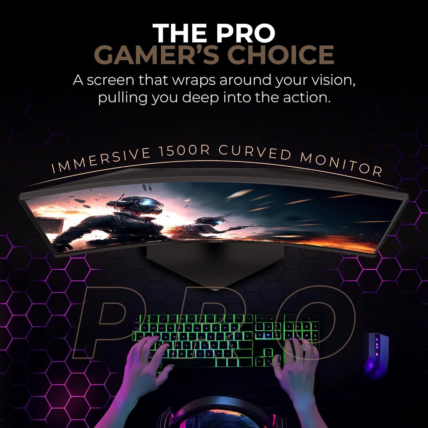 AOC C27G4Z 27inch Full HD VA Curved Monitor - image 6