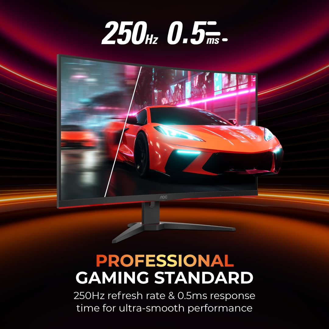 AOC C32G2ZE2 32inch FHD 1500R Curved Gaming Monitor - image 4