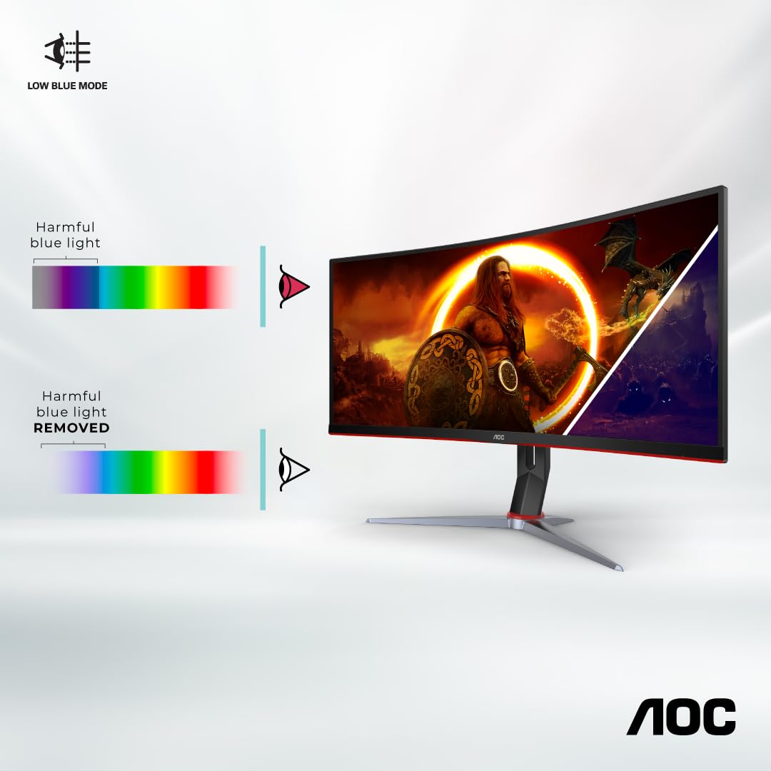 AOC CU34G2XP 34inch Ultrawide Curved WQHD Gaming Monitor - image 5