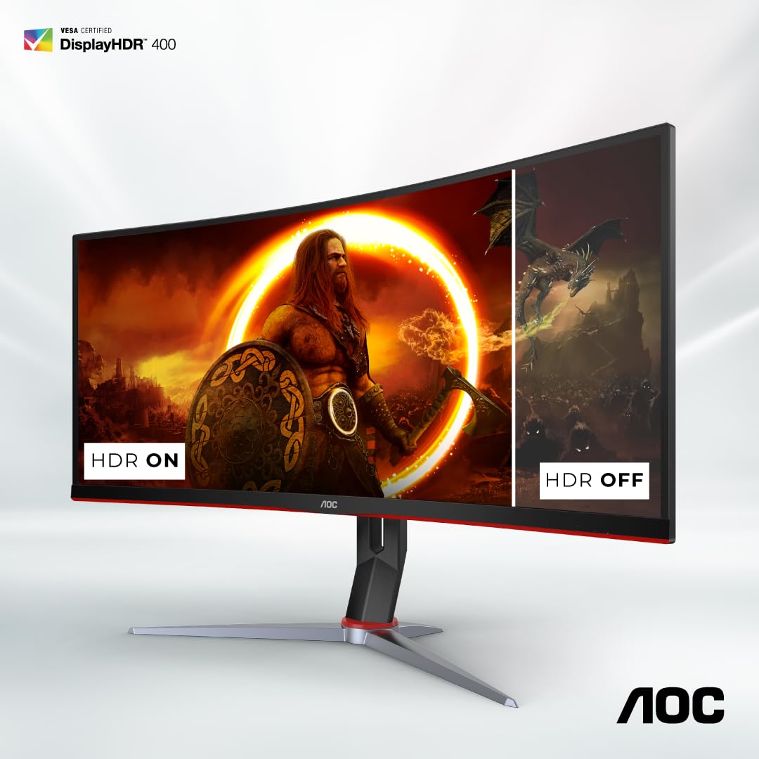AOC CU34G2XP 34inch Ultrawide Curved WQHD Gaming Monitor - image 6