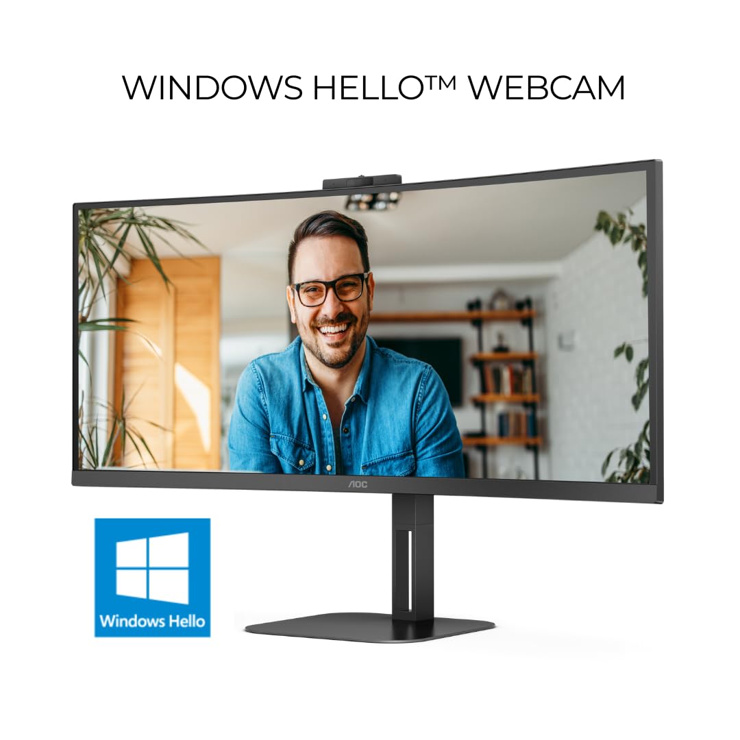 AOC CU34V5CW/BK 34inch Ultrawide Curved WQHD Monitor - image 5
