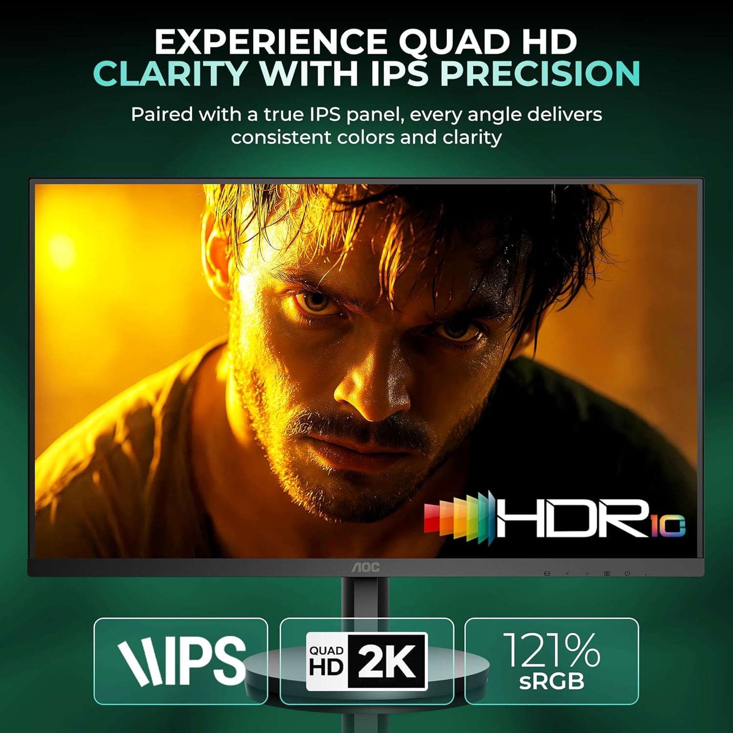 AOC Q27B3S2 27inch QHD IPS Gaming Monitor - image 2