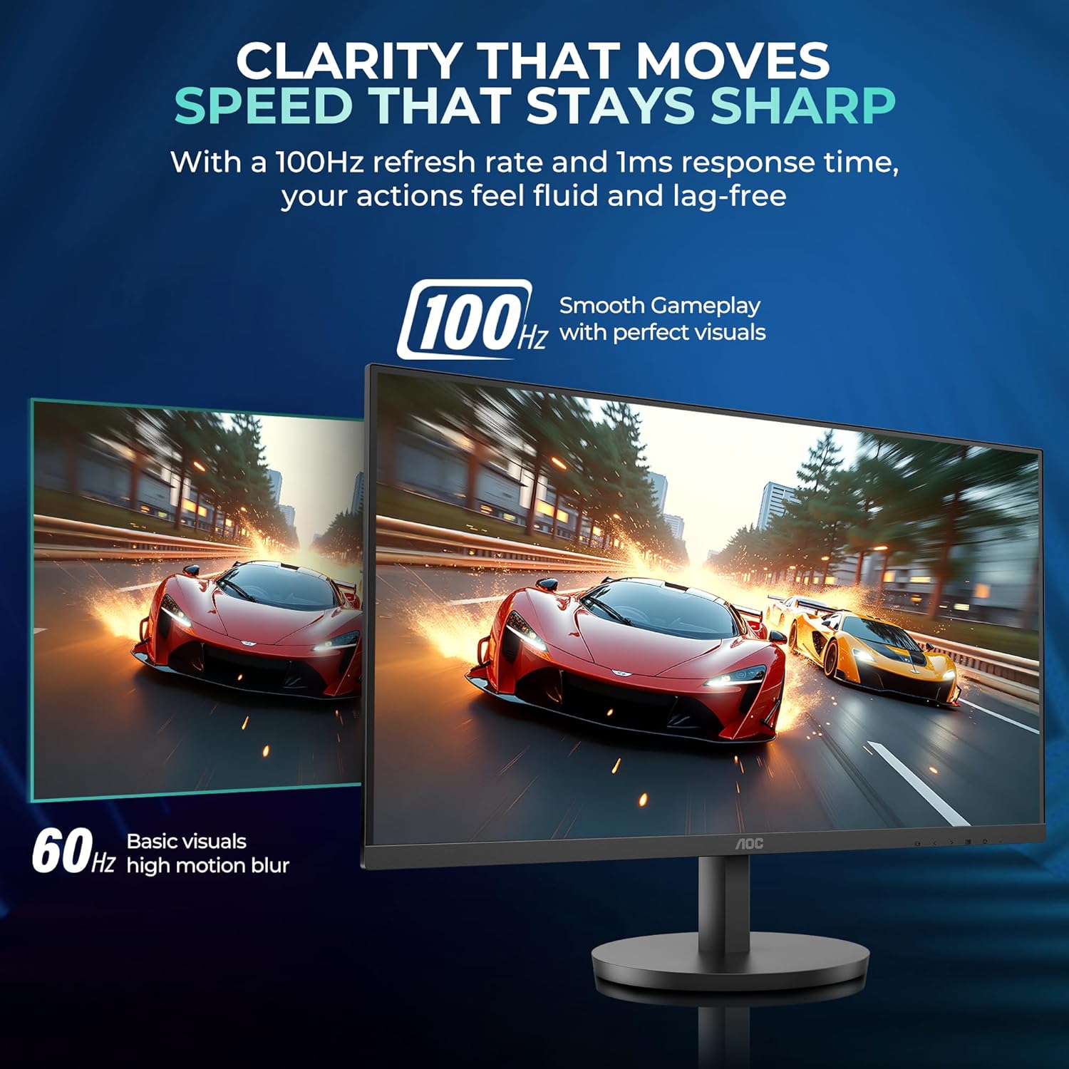 AOC Q27B3S2 27inch QHD IPS Gaming Monitor - image 3
