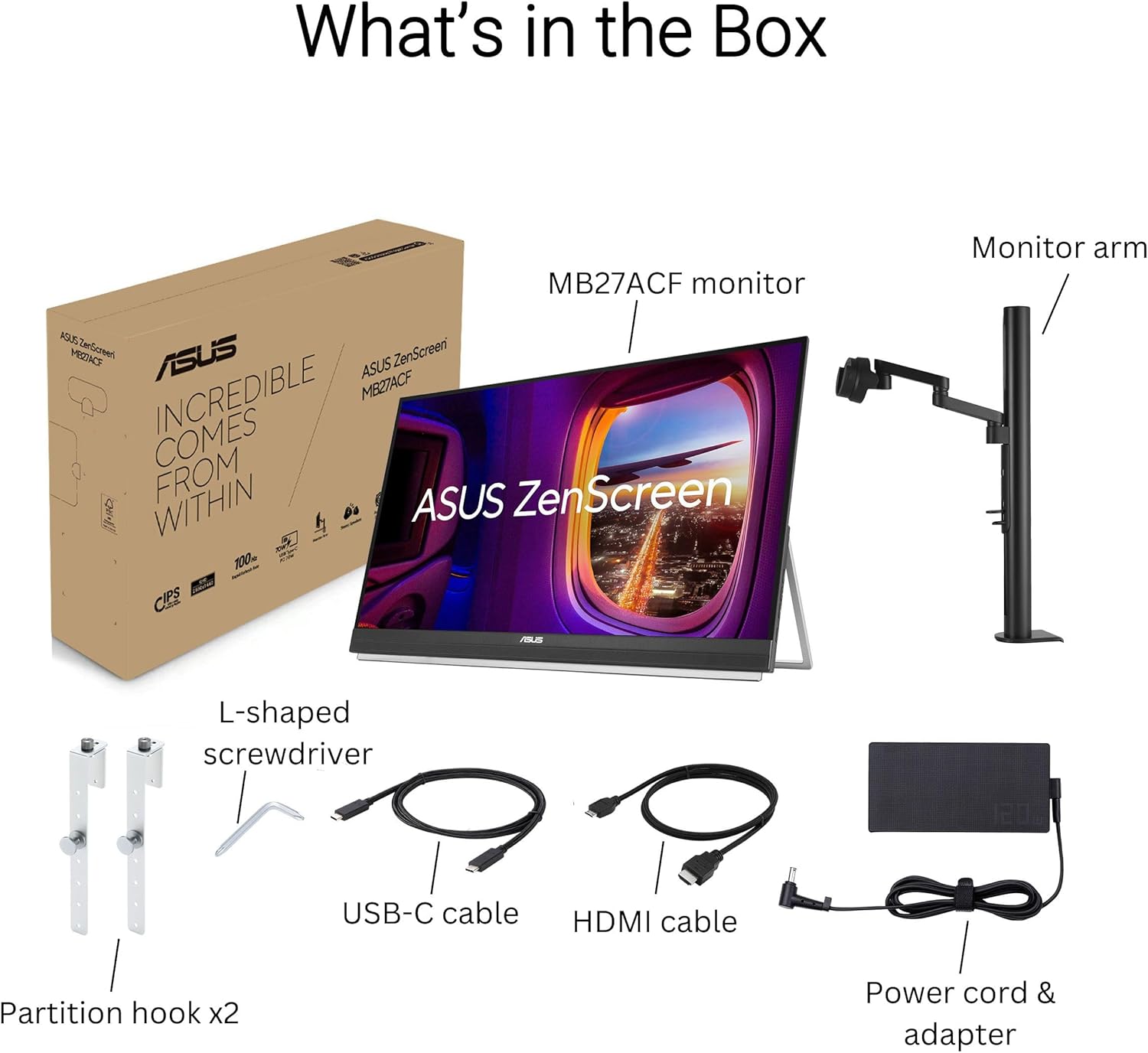 ASUS ZenScreen MB27ACF transportable monitor – 27-inch - image 8