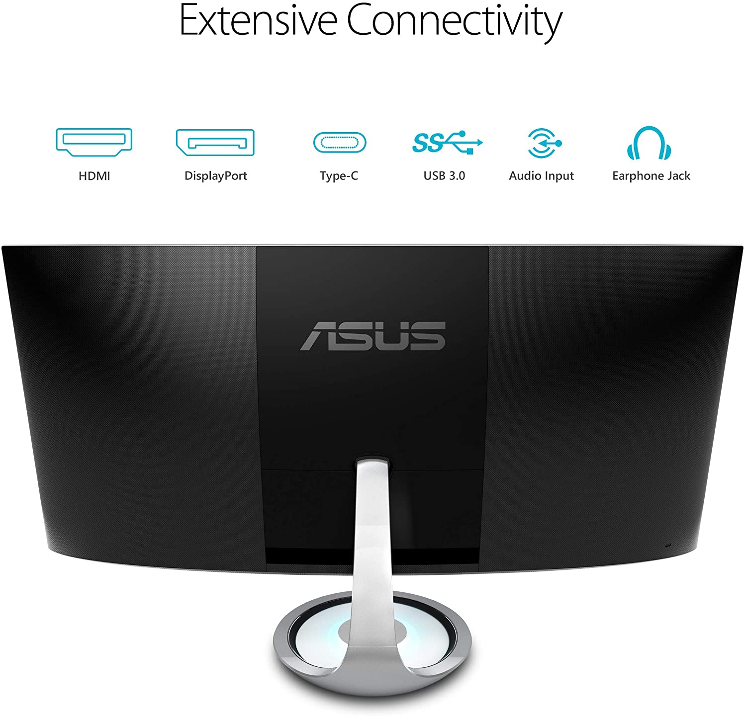 ASUS Designo Curve MX38VC UWQHD IPS Monitor with Qi Charging - image 5