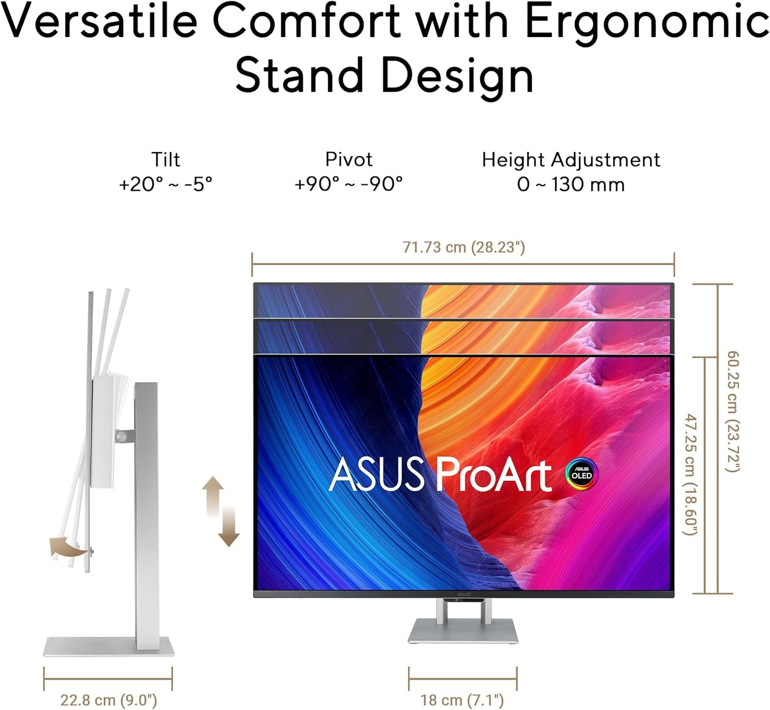 ASUS ProArt Display OLED PA32UCDM 32-inch 4K QD-OLED Professional Monitor - image 7