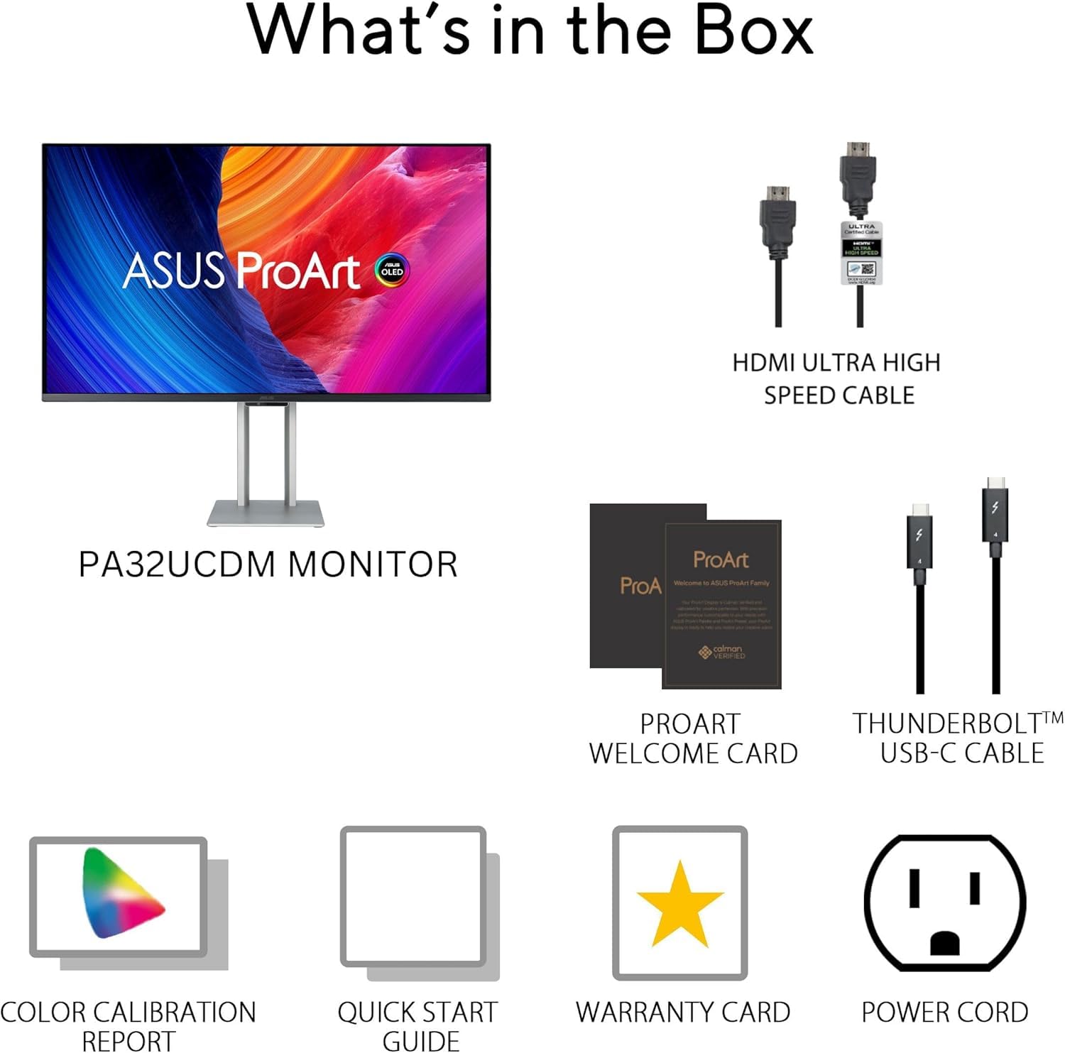 ASUS ProArt Display OLED PA32UCDM 32-inch 4K QD-OLED Professional Monitor - image 8