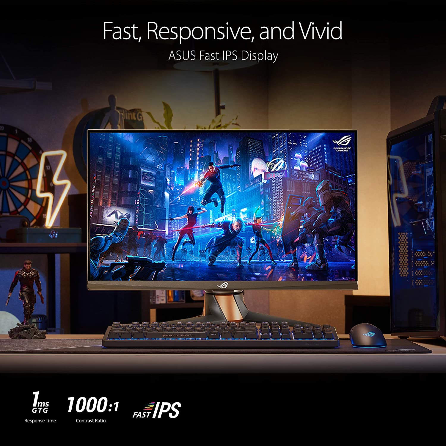 ASUS ROG SWIFT 360Hz PG259QNR Fast IPS G-SYNC 1ms Monitor - image 3