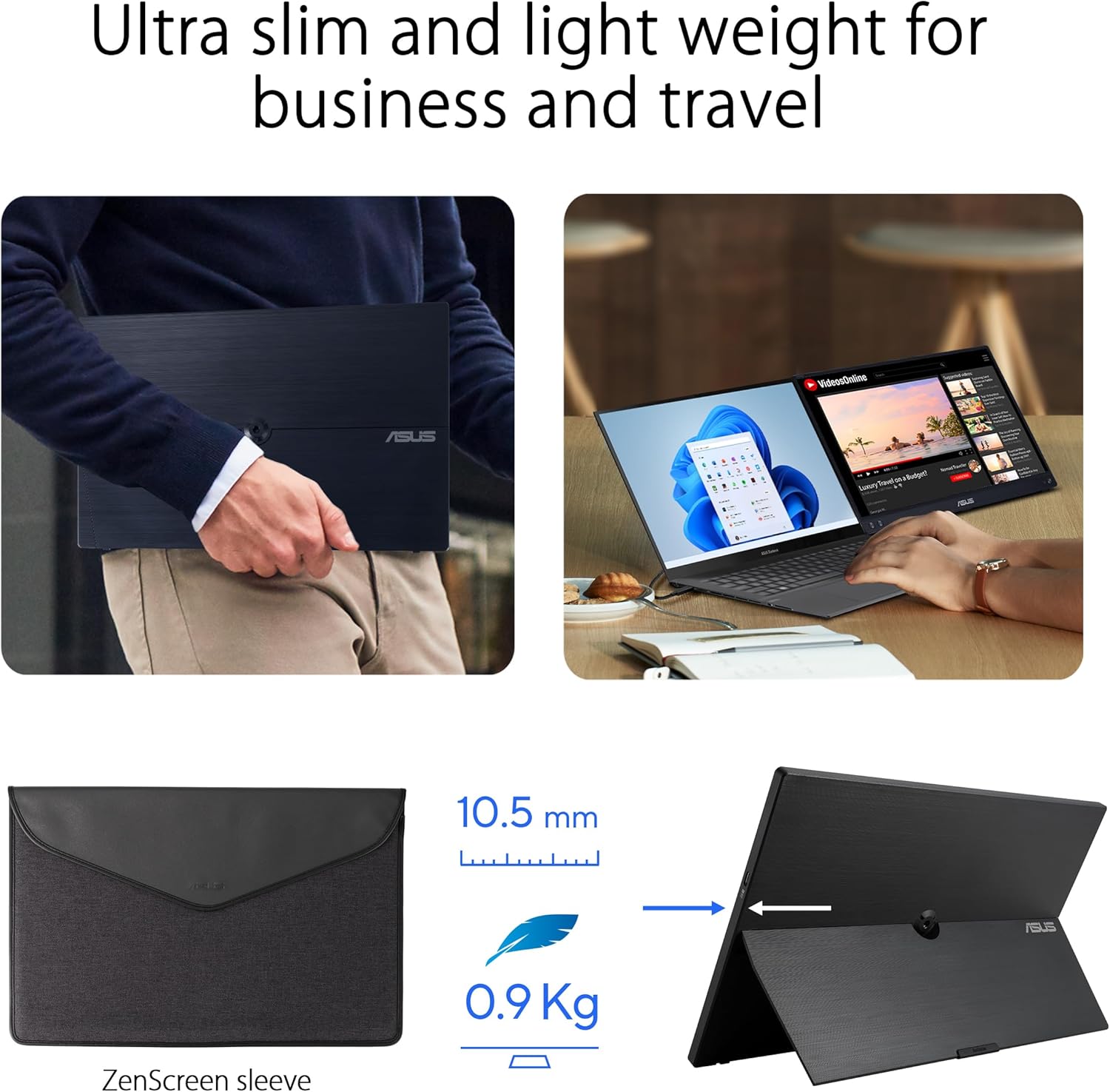 ASUS ZenScreen MB16AHV Portable Monitor - image 7