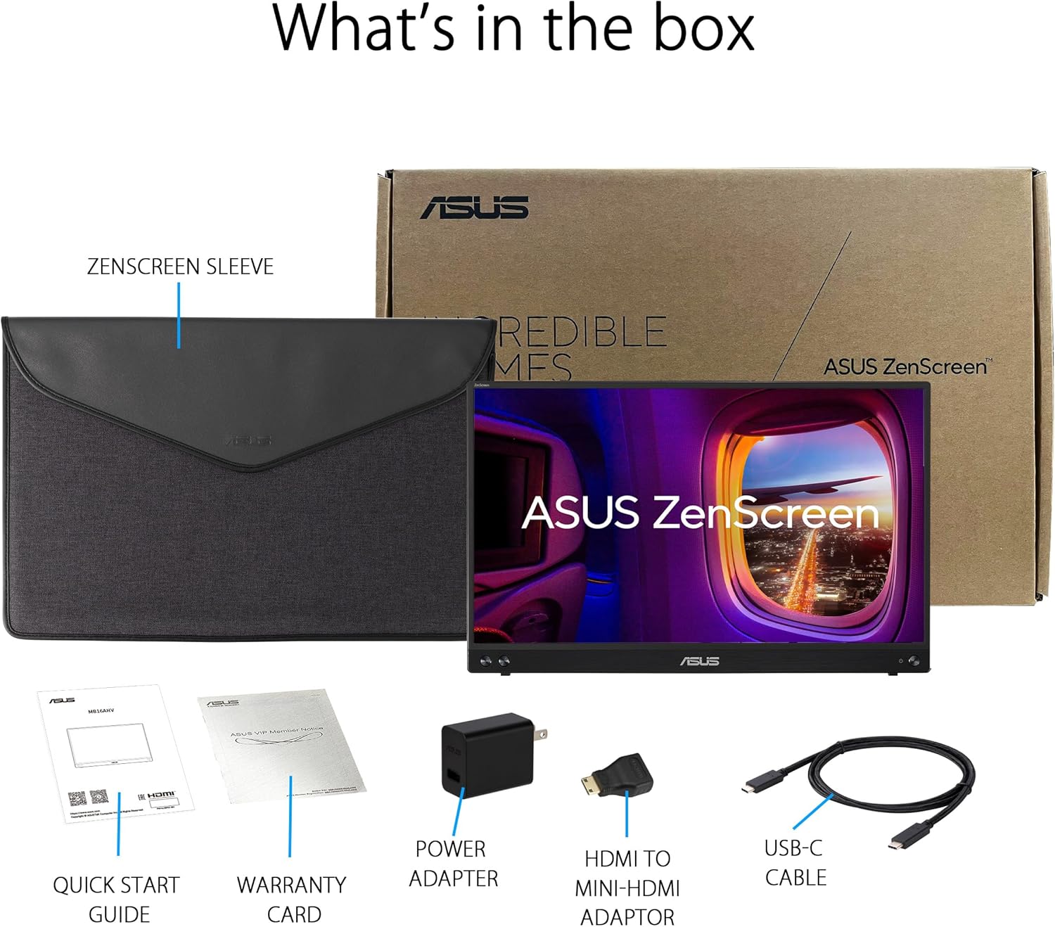 ASUS ZenScreen MB16AHV Portable Monitor - image 9