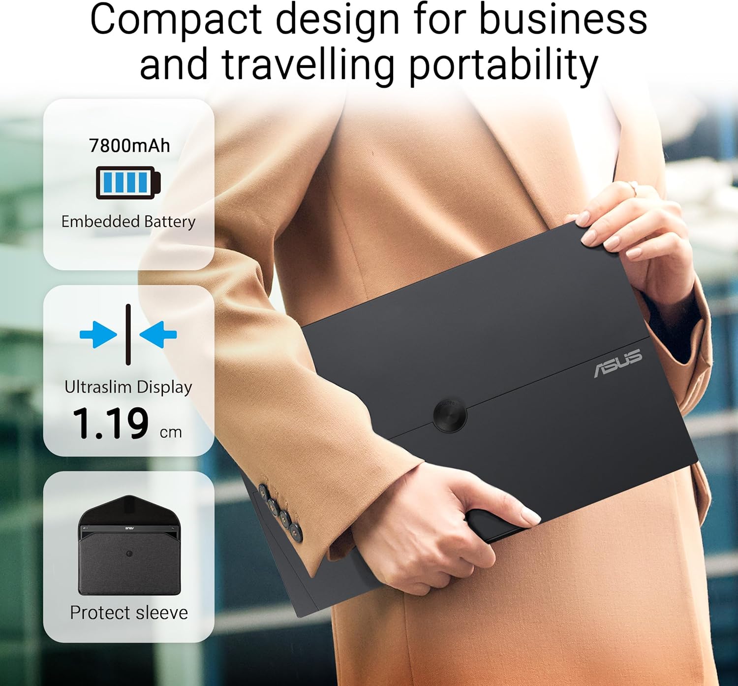 ASUS ZenScreen Touch MB16AMTR 16inch IPS Portable Monitor - image 3