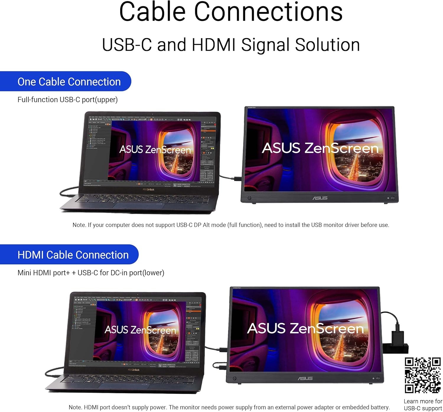 ASUS ZenScreen Touch MB16AMTR 16inch IPS Portable Monitor - image 5