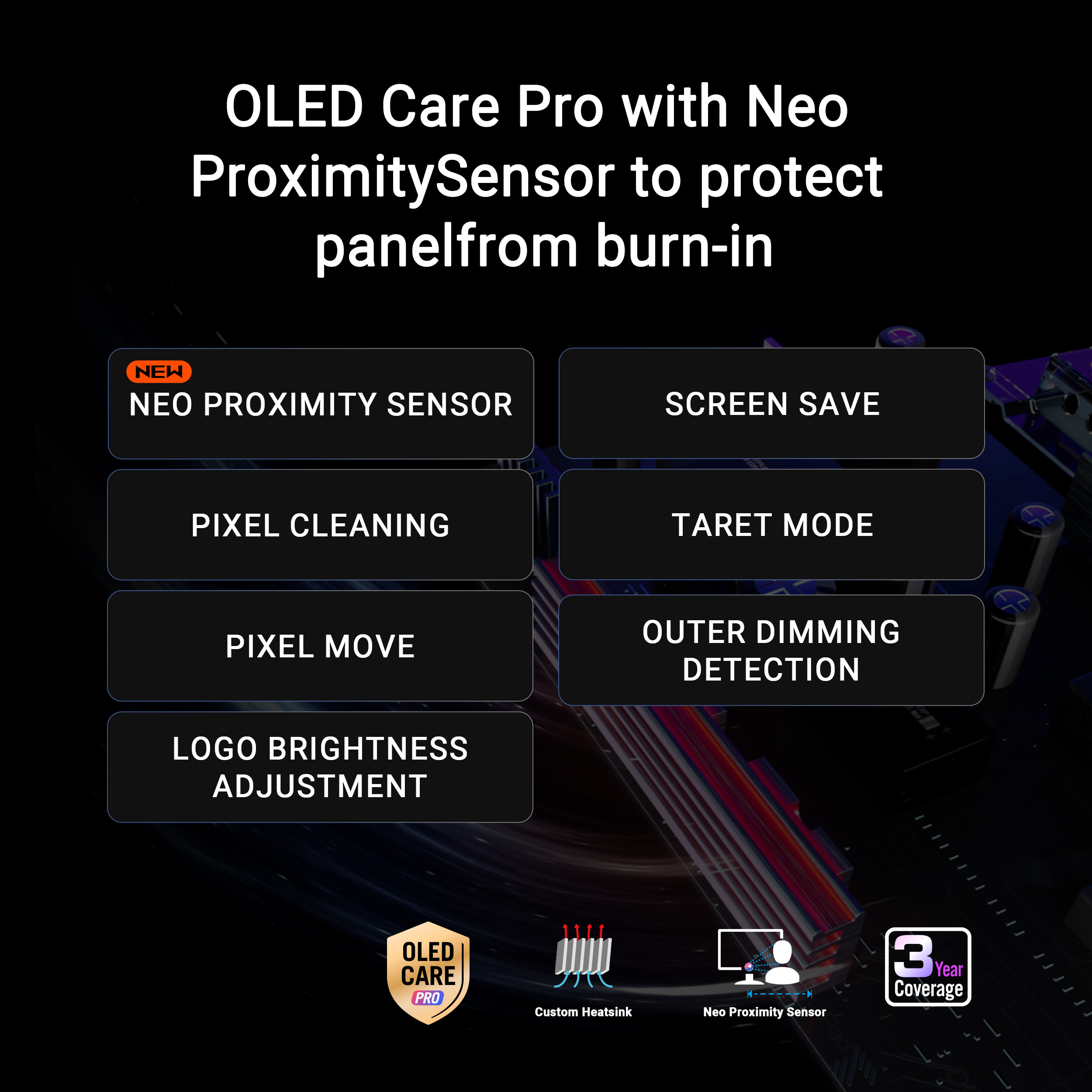 ASUS ROG Swift OLED PG27AQWP-W 27-inch QHD Tandem OLED Dual-Mode Gaming Monitor - image 6