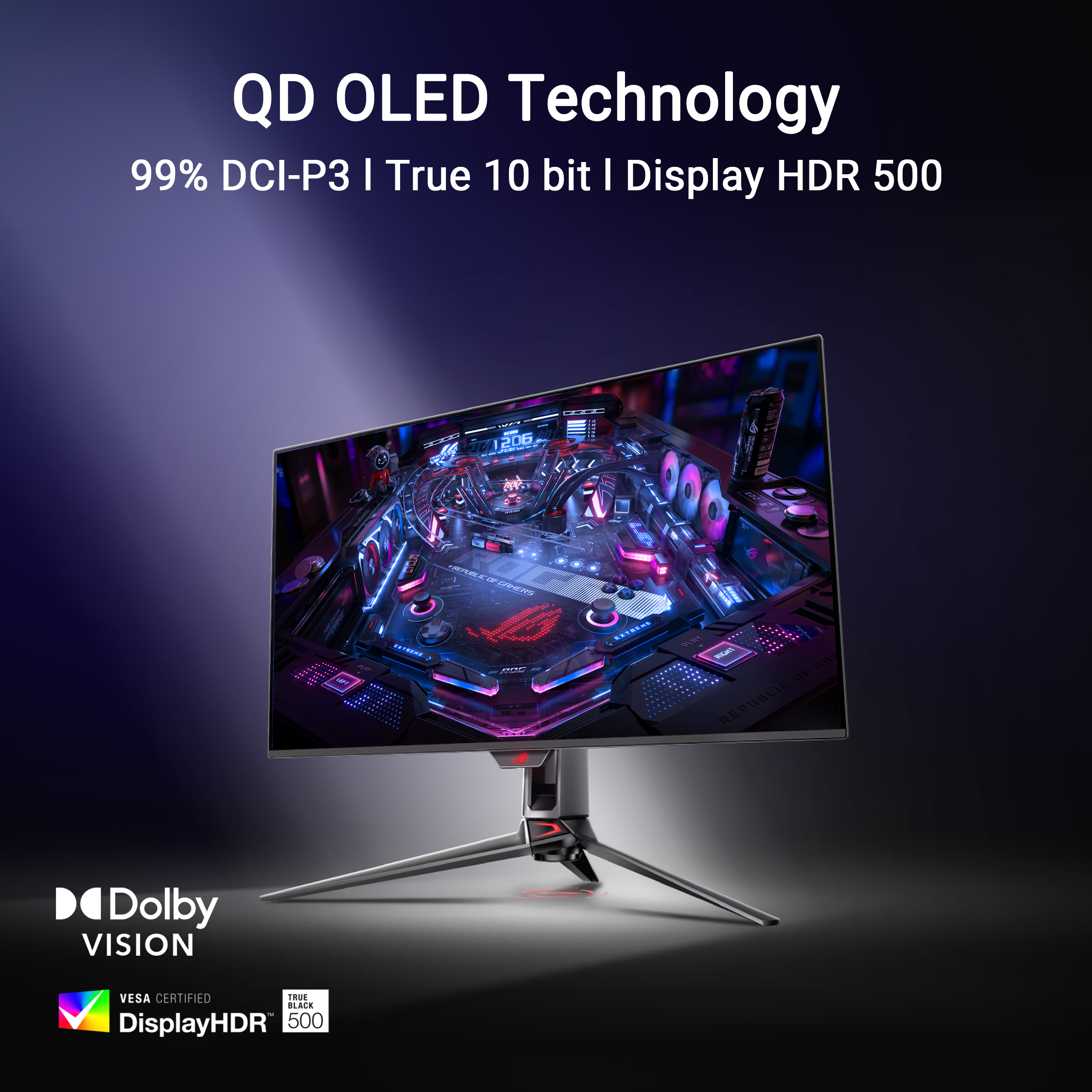 ASUS ROG Swift Tandem OLED PG32UCDM3 32-inch 4K 240Hz Gaming Monitor - image 4