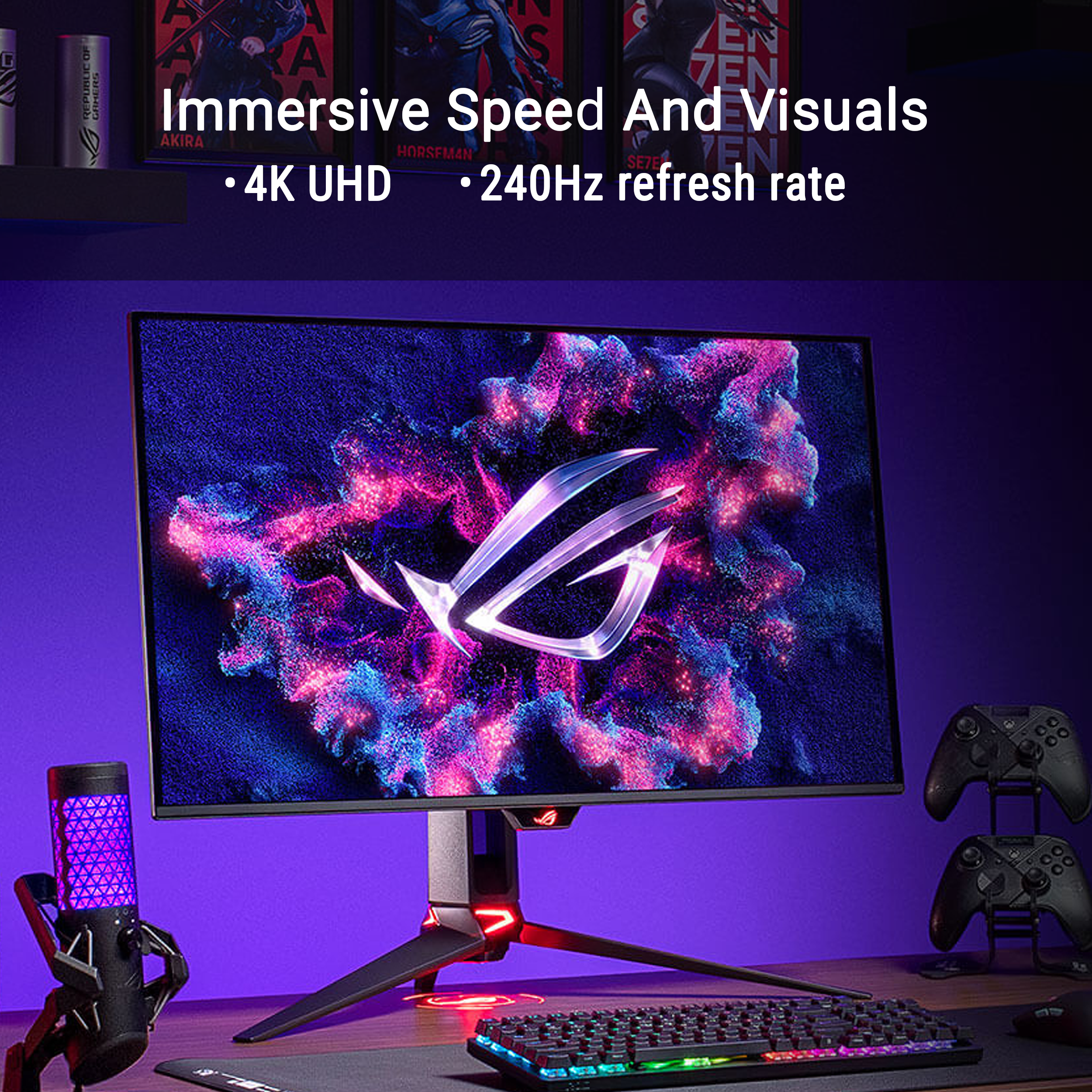 ASUS ROG Swift Tandem OLED PG32UCDM3 32-inch 4K 240Hz Gaming Monitor - image 5