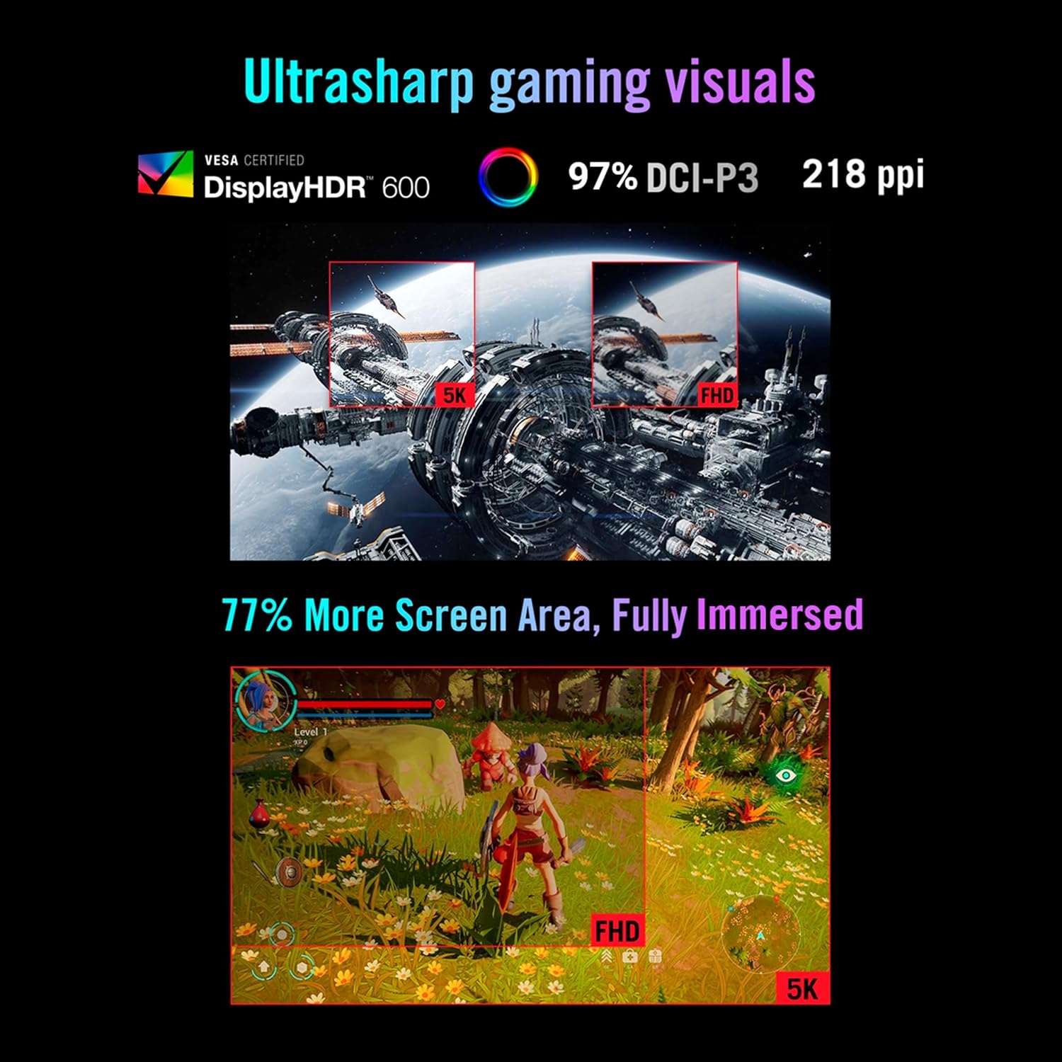 ASUS ROG Strix 5K XG27JCG 27-inch 5120x2880 180Hz Gaming Monitor - image 3