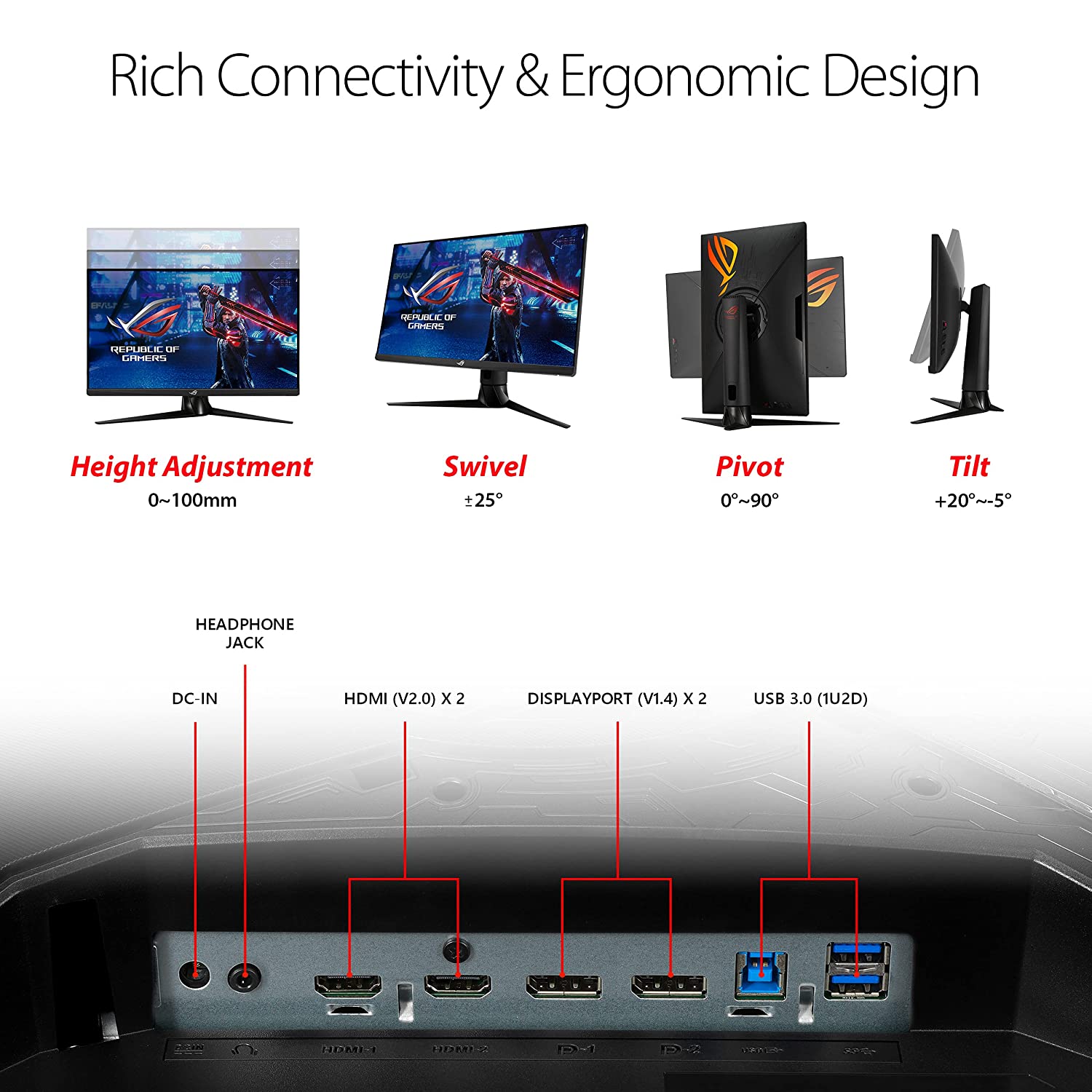 Asus Rog Strix XG27AQM Gaming Monitor 270Hz - image 6