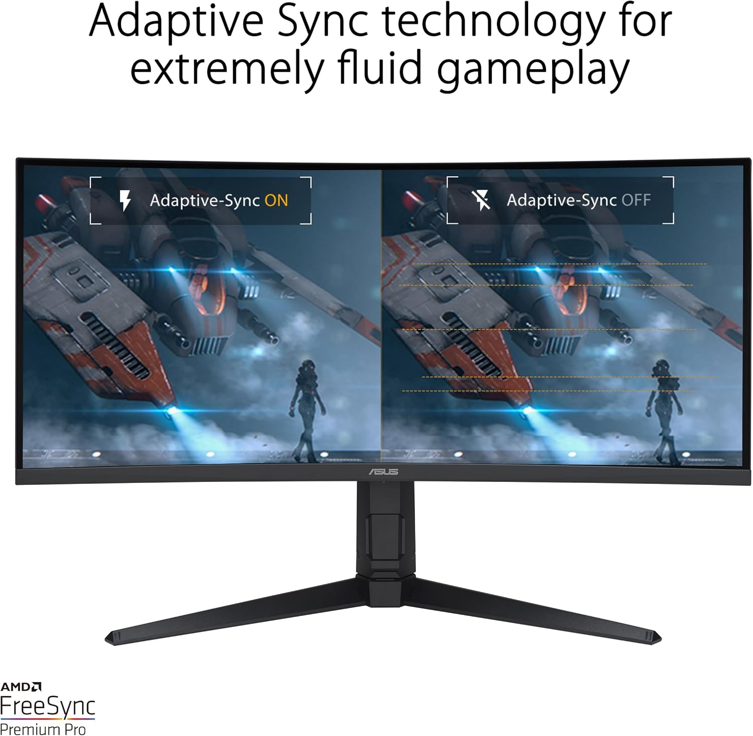 ASUS TUF Gaming VG34VQL3A QHD 165Hz FreeSync Curved Monitor - image 4