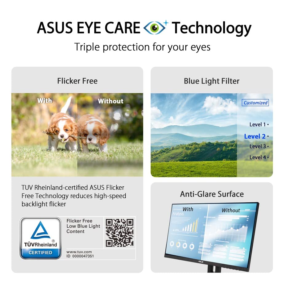 ASUS VA249HE 23.8 inch Full HD Eye Care Monitor with HDMI - image 5