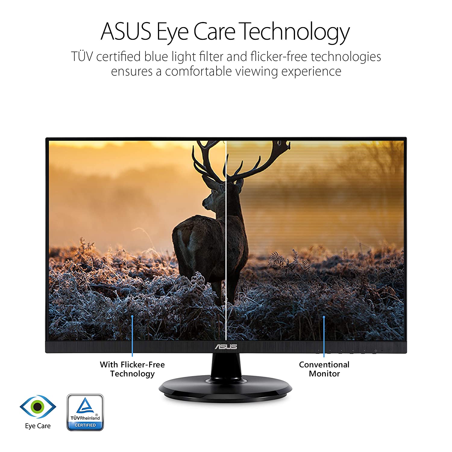 ASUS VA24DQ 23.8 inch, Full HD, IPS, FreeSync Eye Care Monitor - image 6