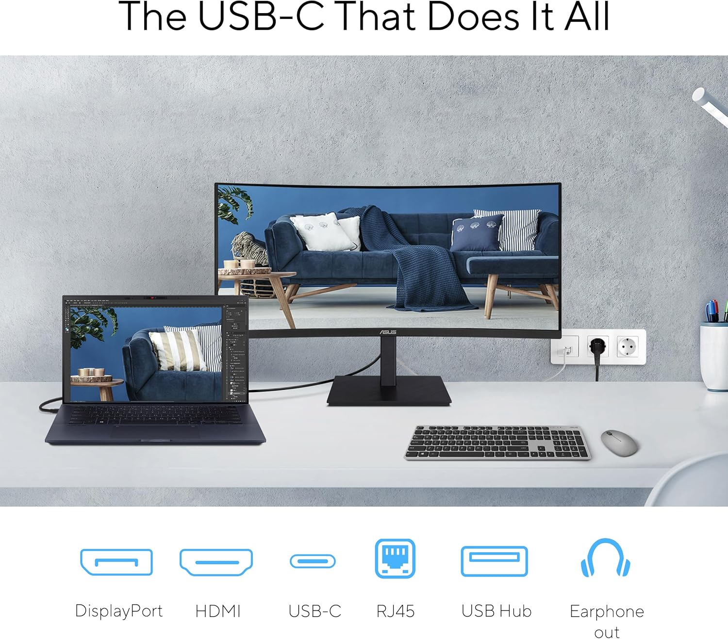 ASUS VA34VCPSR Docking Monitor – 34 inch - image 6