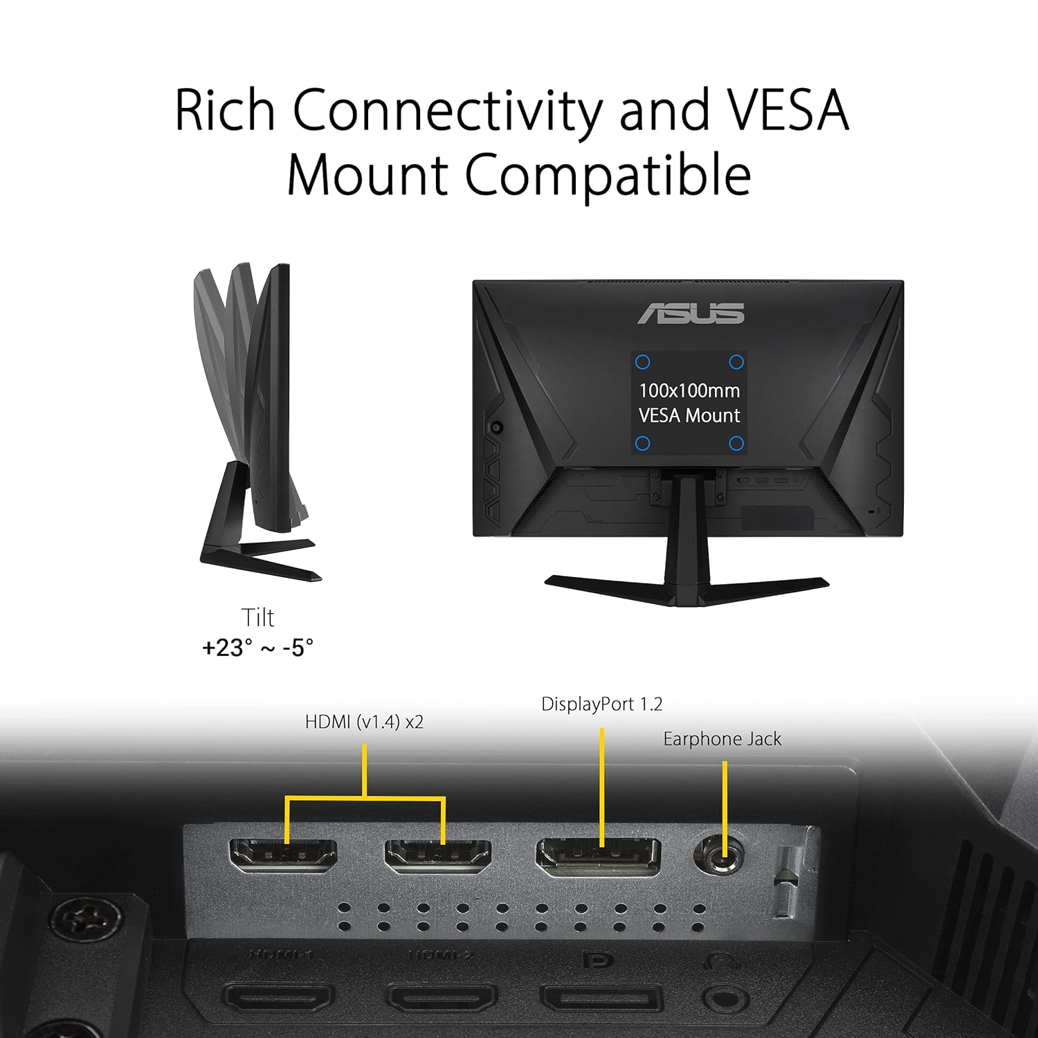 ASUS TUF Gaming VG247Q1A Gaming Monitor - image 5
