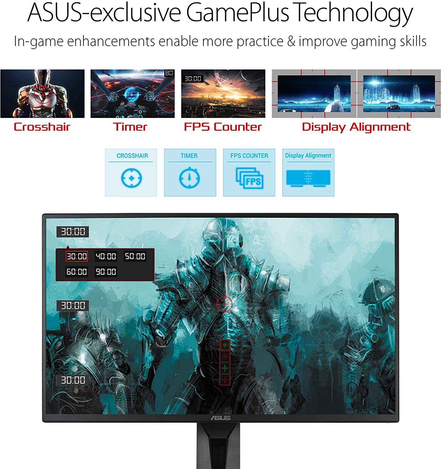 ASUS VG258QR 24.5-inch Full HD 165Hz G-SYNC Compatible Gaming Monitor - image 4