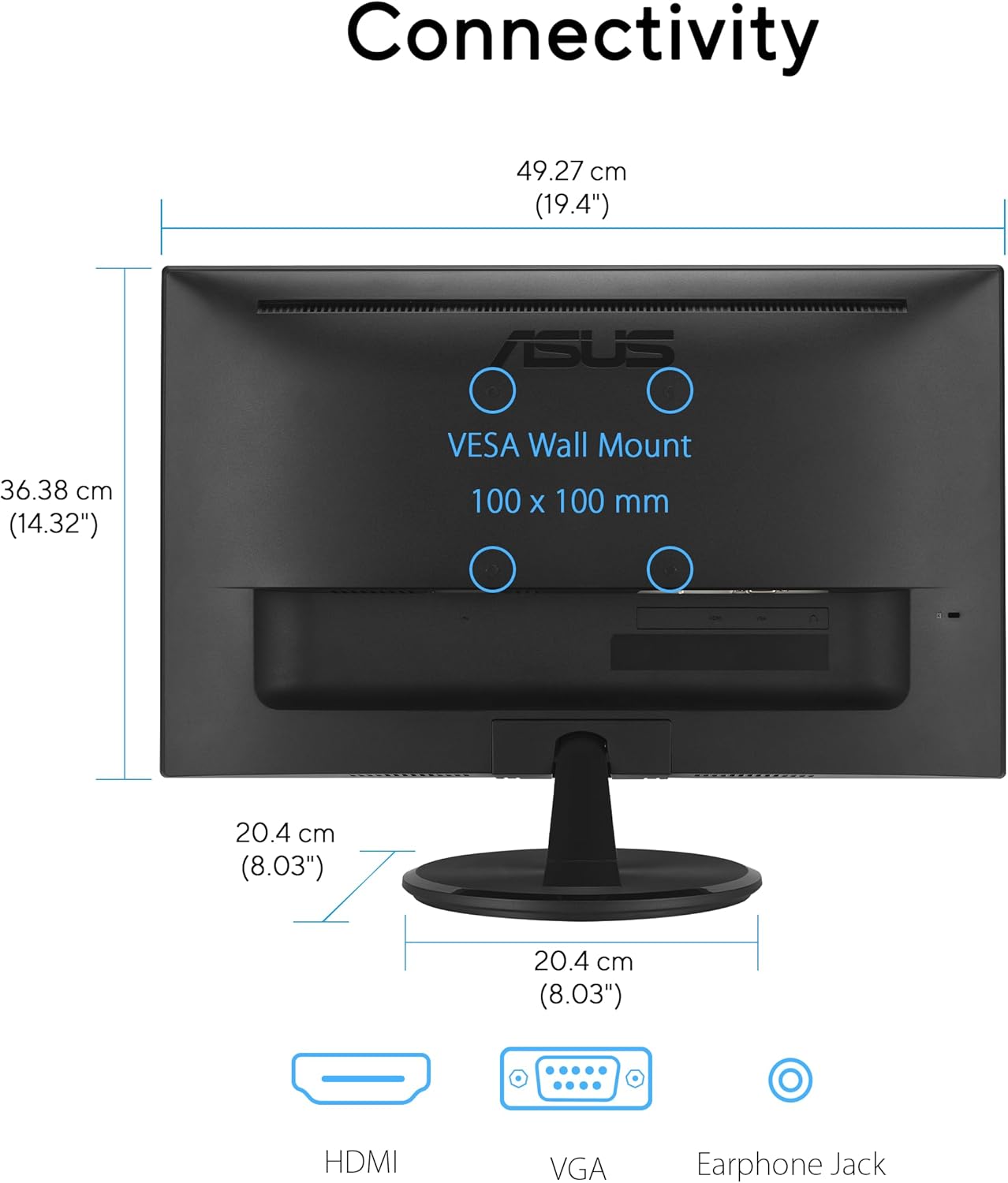 ASUS VP227HF 22-inch Full HD Eye Care Monitor - image 6
