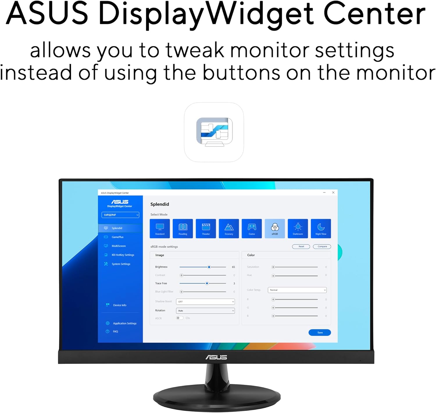 ASUS VP227HF 22-inch Full HD Eye Care Monitor - image 7