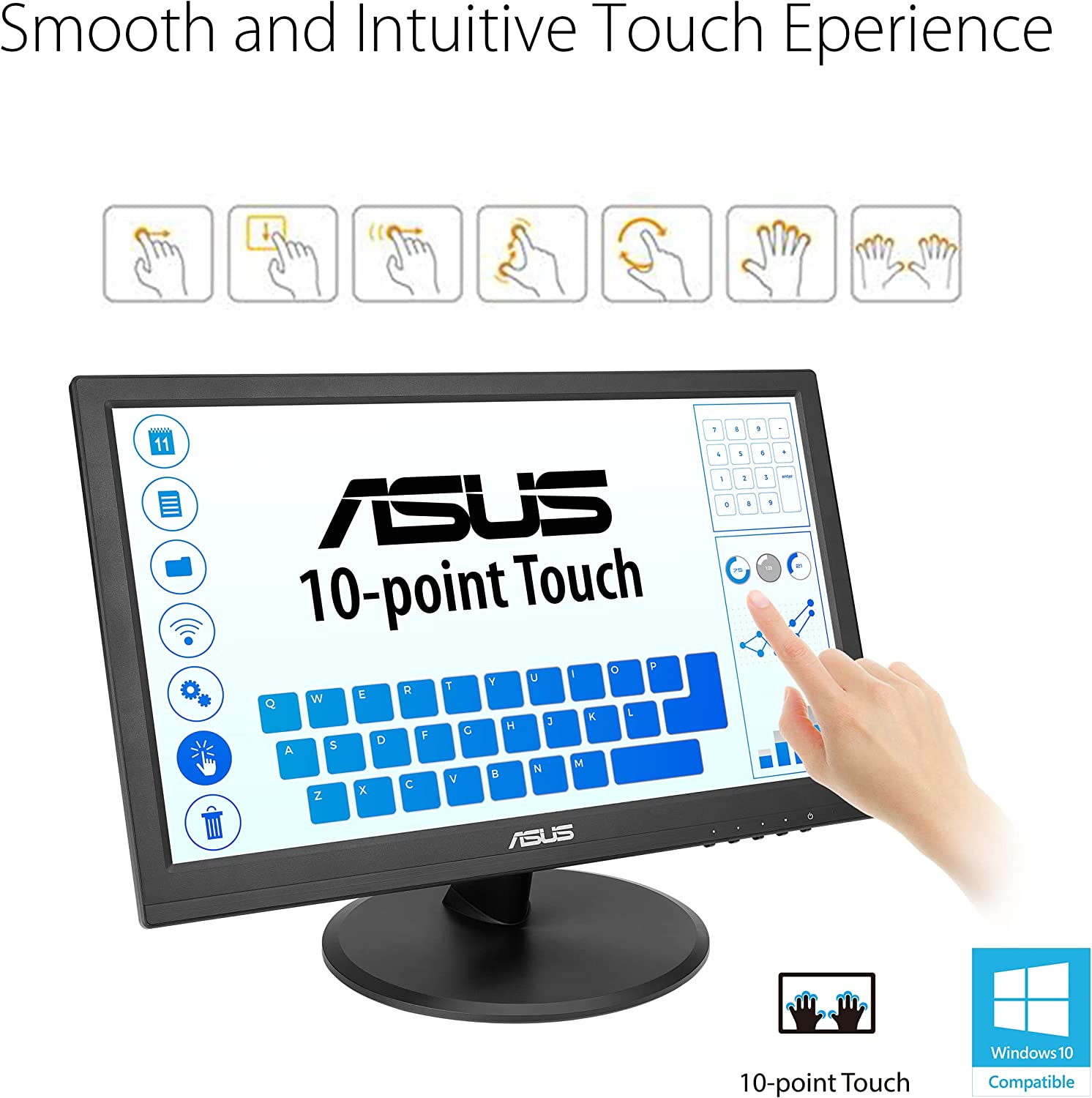 Asus VT168HR 16 Inch Touchscreen Monitor - image 4