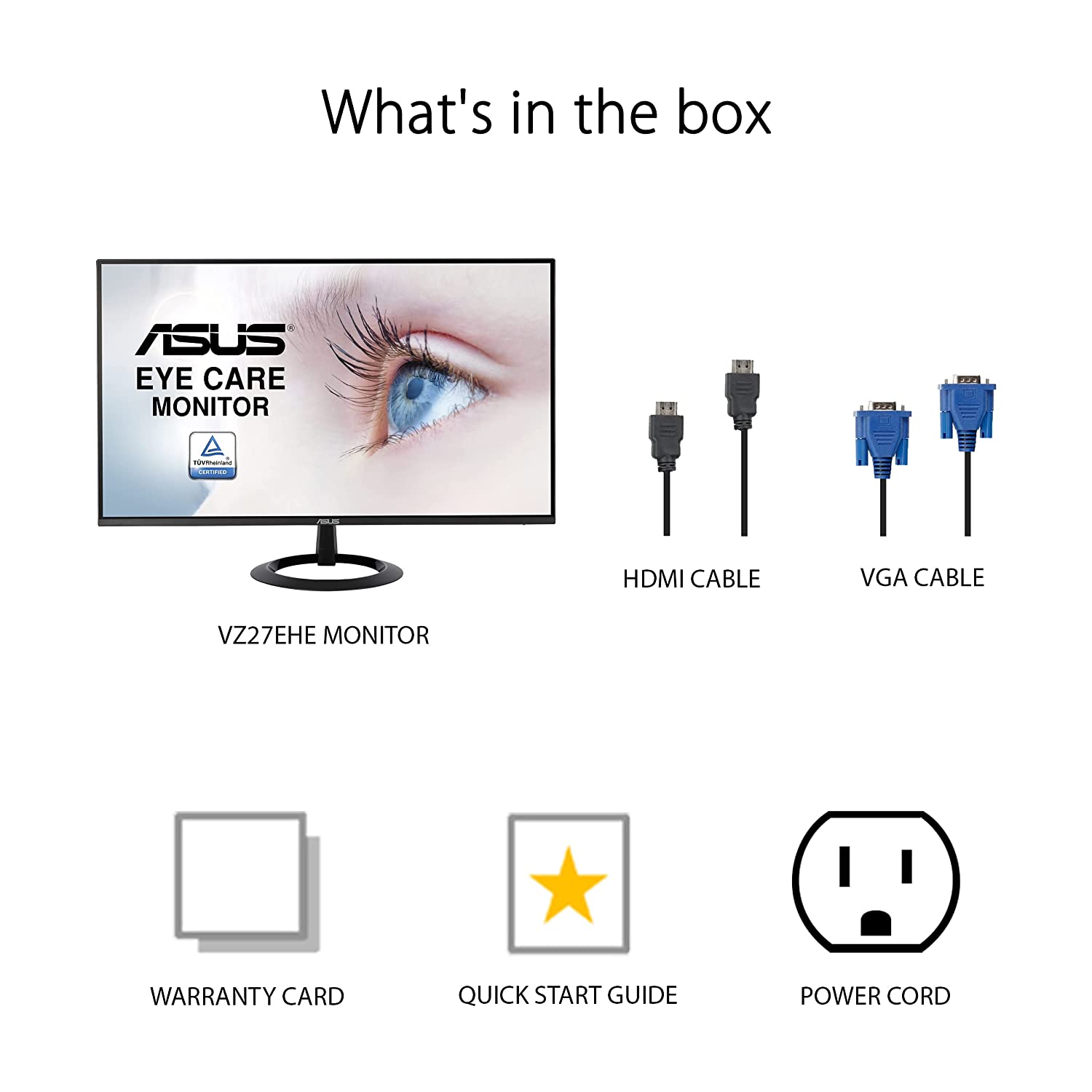 ASUS VZ27EHE 27 inch Full HD IPS 75Hz FreeSync Monitor - image 8