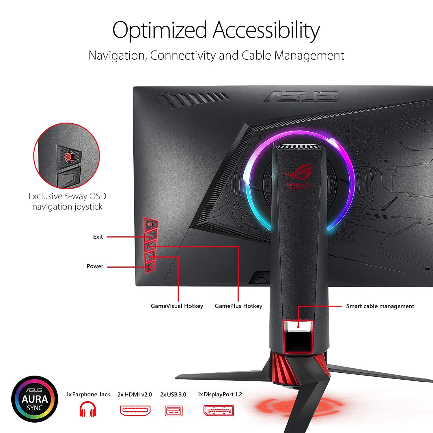 ASUS ROG Strix XG248Q 240Hz G-SYNC 24-inch Gaming Monitor - image 4