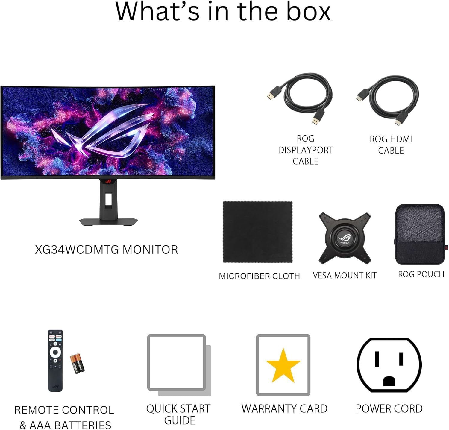 ASUS ROG Strix OLED XG34WCDMTG 34" 240Hz Monitor - image 9